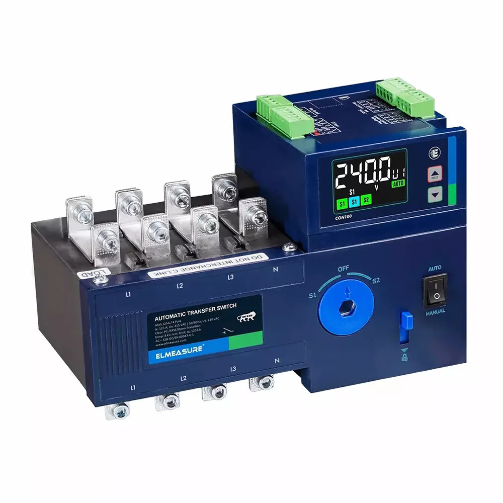 Automatic Transfer Switches (ATS) 63-3200A 4Pole, Micro-Processor based