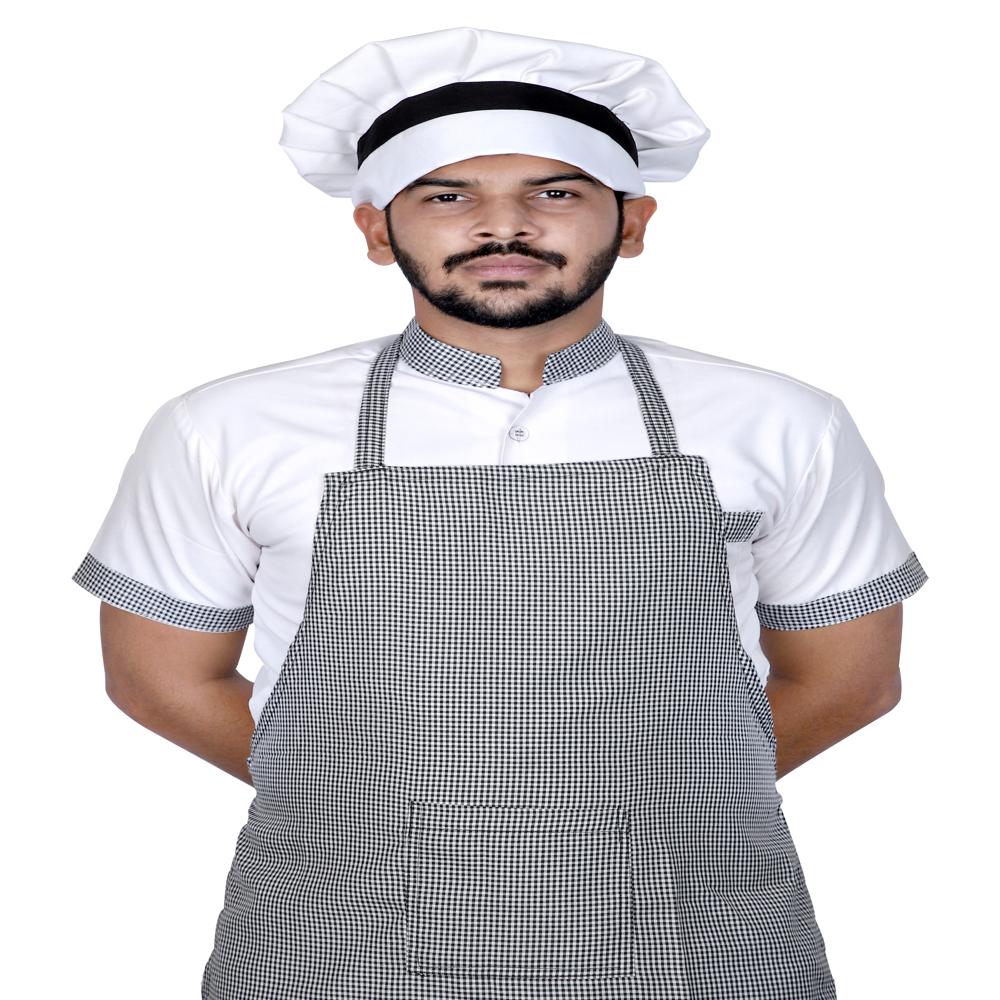 Hotel Chef Uniform - Collar Type: Stand Collar