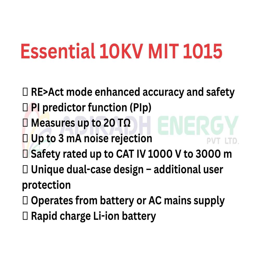 10KV Insulation resistance tester MIT1015