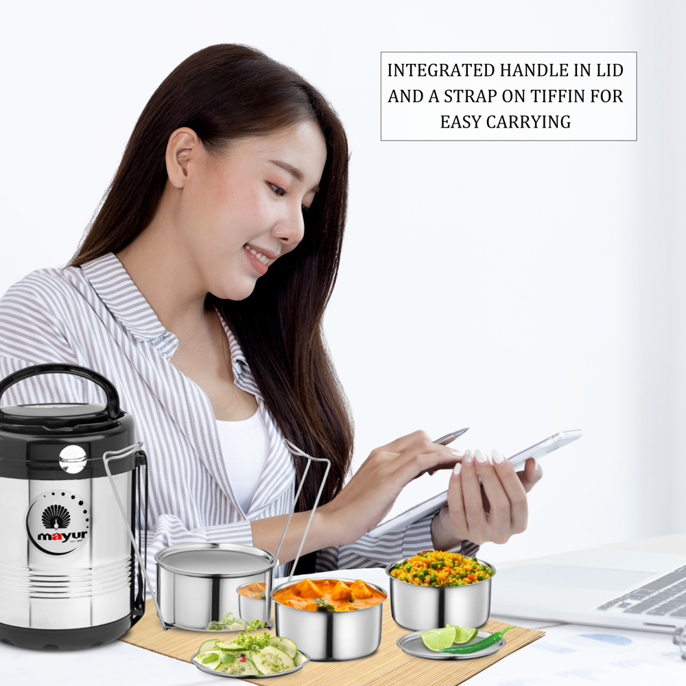 Mayur 3 Container Tiffin
