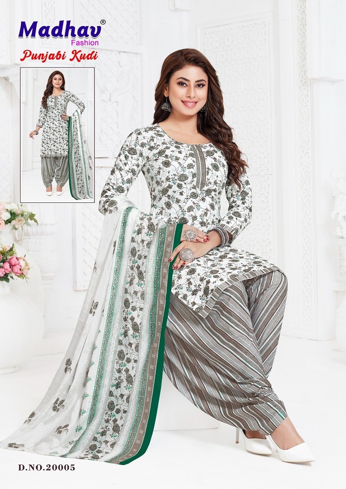 Madhav Punjabi Kudi Vol-20  Dress Material