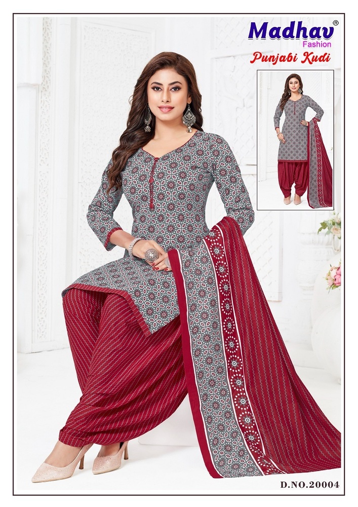 Madhav Punjabi Kudi Vol-20  Dress Material