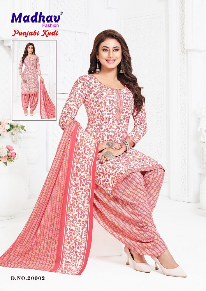 Madhav Punjabi Kudi Vol-20  Dress Material