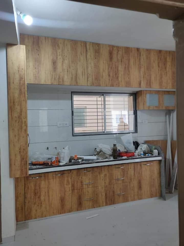 2.5 Feet L Shape Pvc Kitchen Cabinet