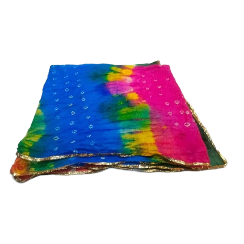 Ladies Silk Bhandej Dupatta