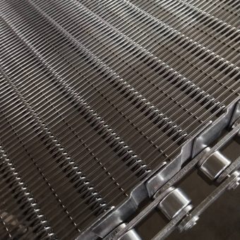 Wiremesh Belt Conveyor - Color: Silver