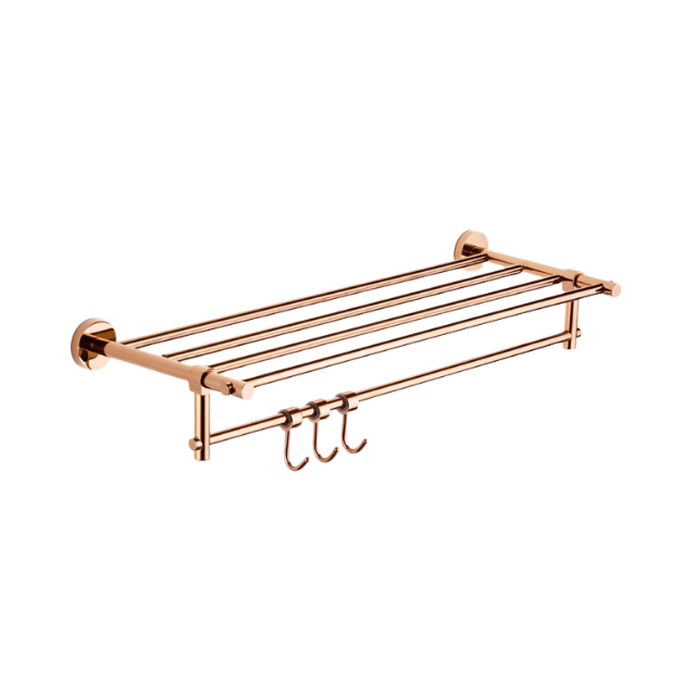 Towel Rack Rose Gold