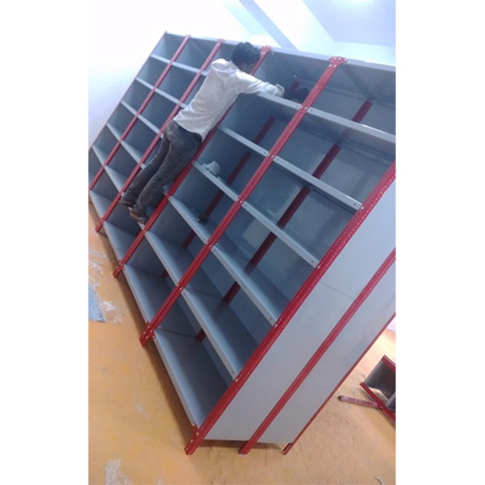 3 Side Cover Rack - Color: White Abd Red