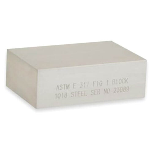 Astm E317 Horizontal And Vertical Fig One Linearity Block - Accuracy: 100 %