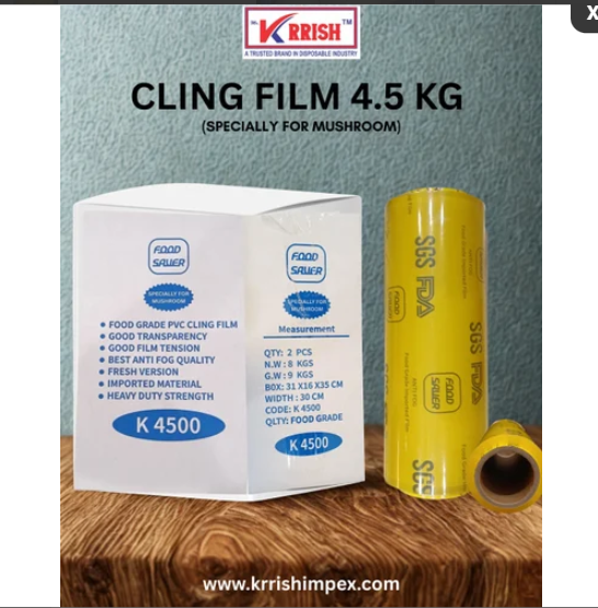 4.5 KG MUSHROOM CLING FILM Best Anti-Fog QUALITY