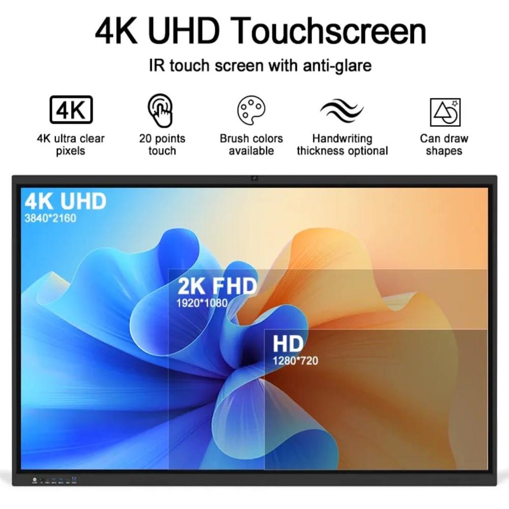 Educational Interactive Smart Panel - Material: Plastic / Glass