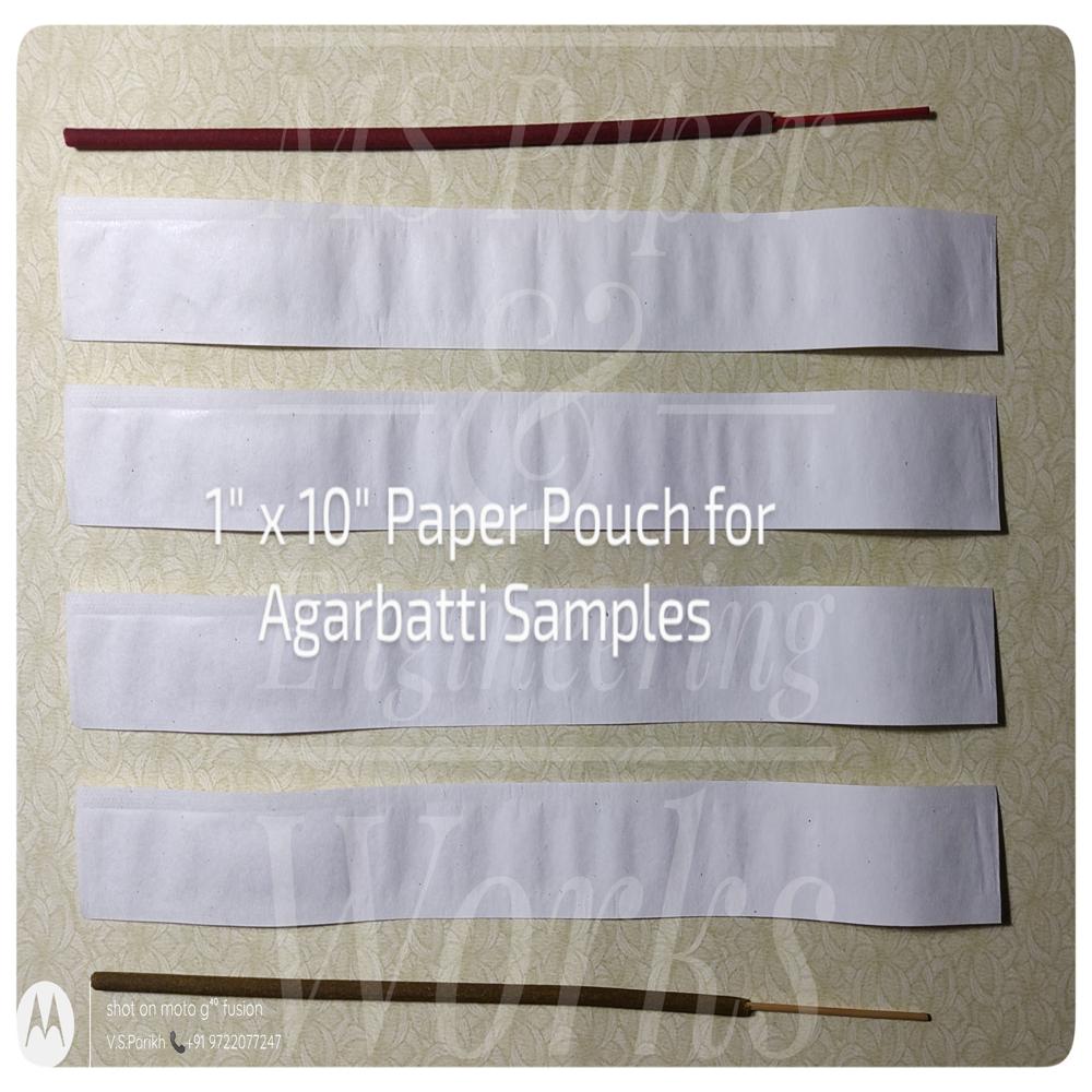 White 3 Side Seal Pouch