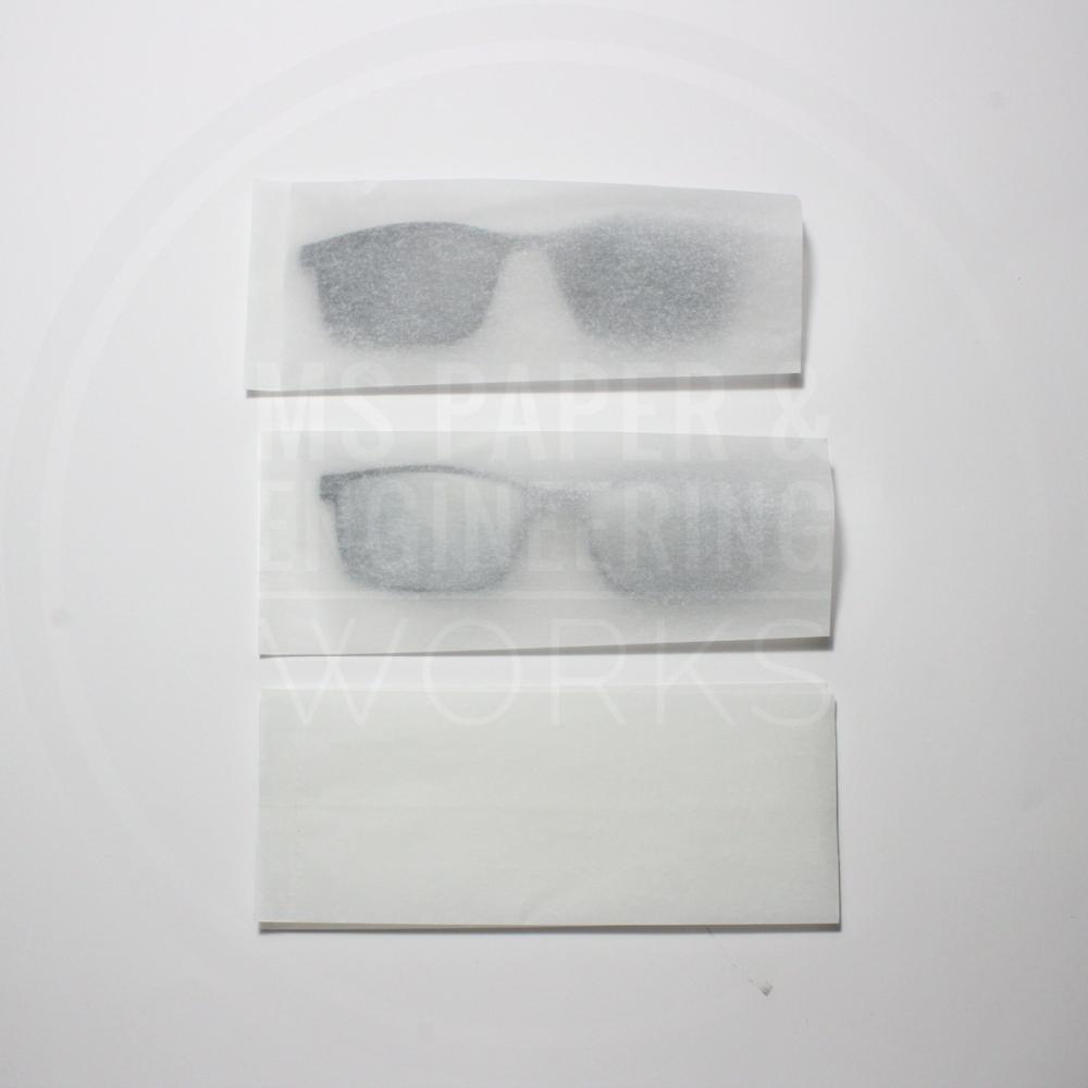 White 3 Side Seal Pouch