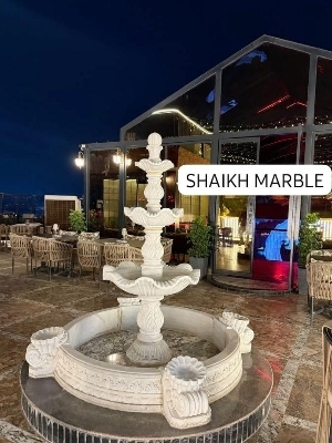 Marble fountain
