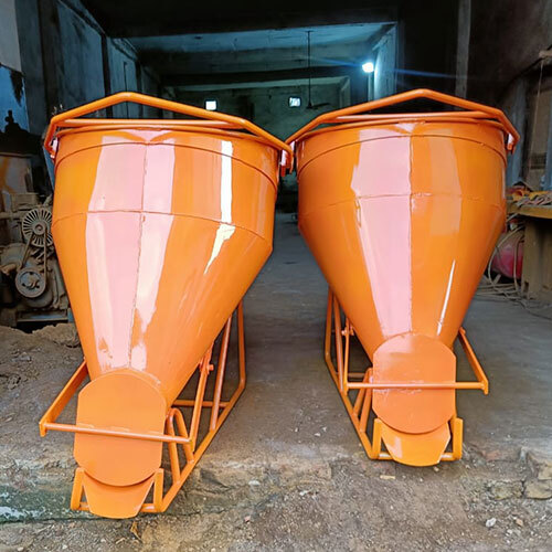 Banana Type Concrete Bucket - Color: Orange