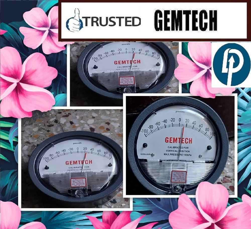 GEMTECH ! DIFFERENTIAL PRESSURE GAUGE NR AMBATTUR INDUSTRIAL ESTATE CHENNAI 600058