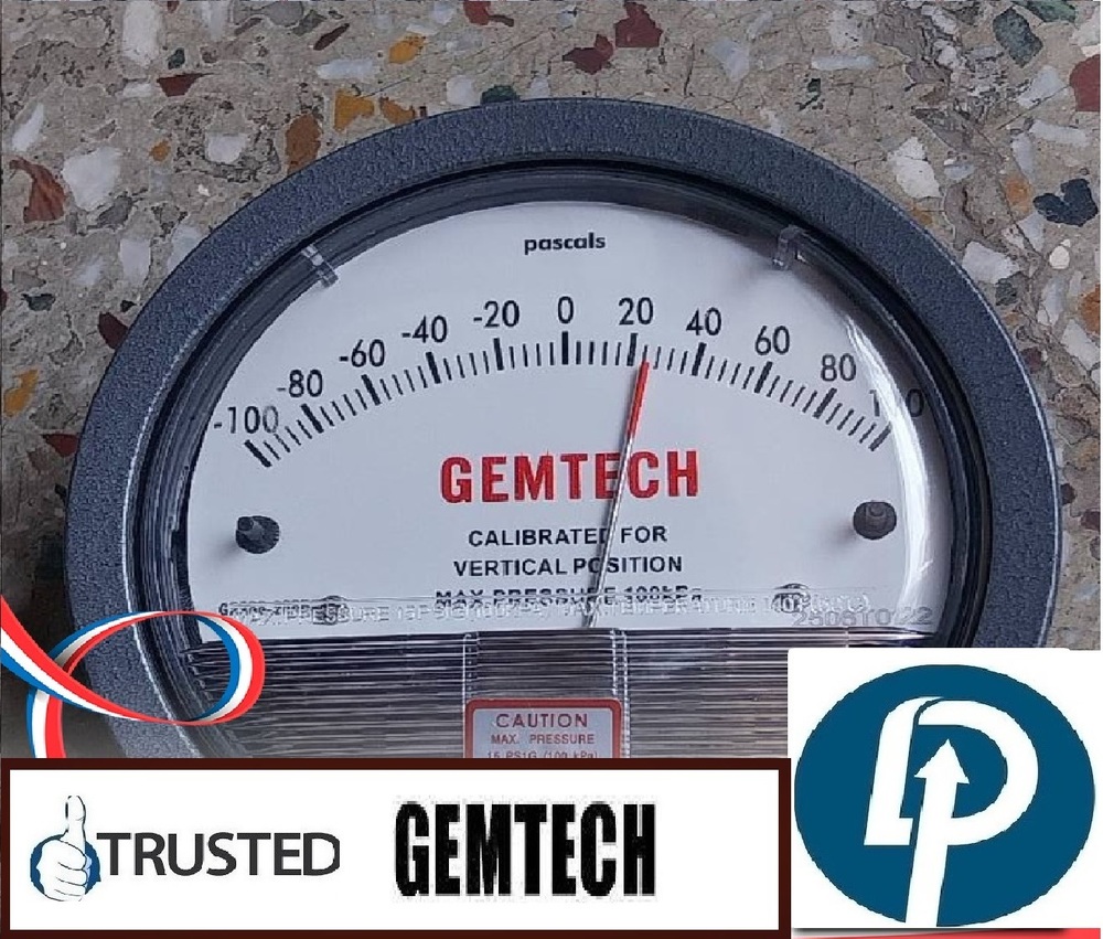 GEMTECH ! DIFFERENTIAL PRESSURE GAUGE NR AMBATTUR INDUSTRIAL ESTATE CHENNAI 600058