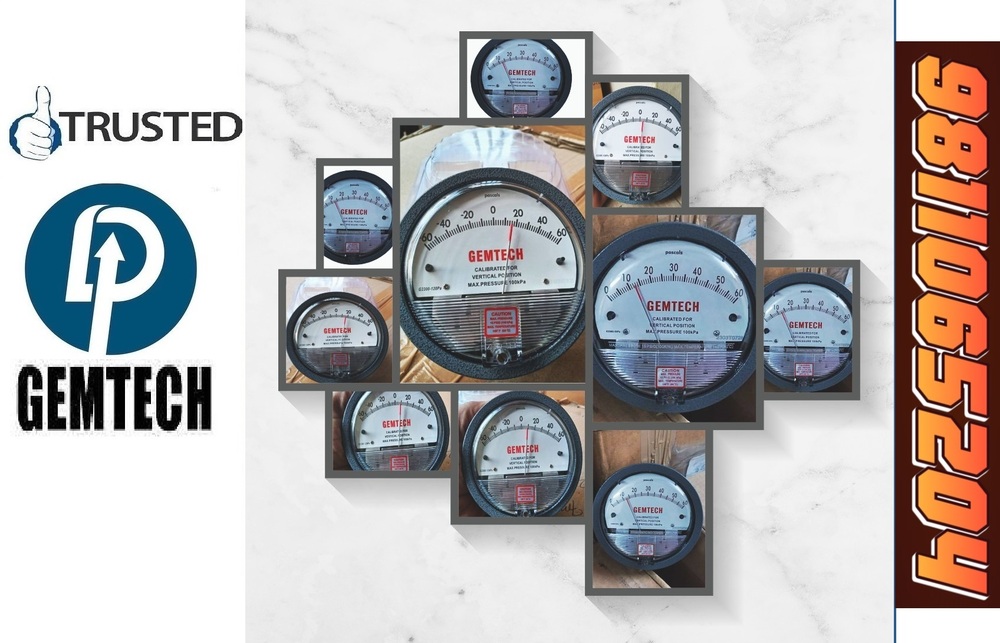 GEMTECH I Differential Pressure Gauge Distributor FROM Kailash Industrial Complex Vikhroli Mumbai 400079