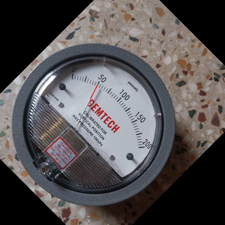 BADA LOGO KE BADA PASAND - GEMTECH DIFFERENTIAL PRESSURE GAUGE