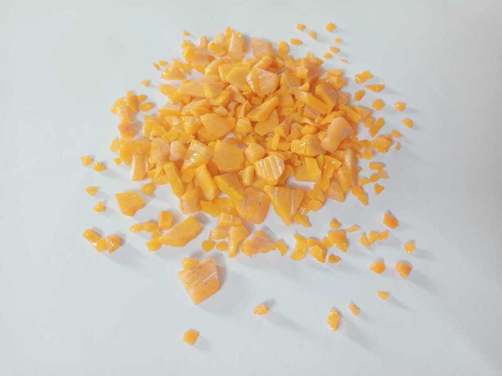 RUBY RED COLOR OPAQUE GLASS CHIPS FOR TERRAZZO AND EPOXY FLOORING