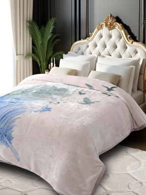 Double Bed Winter Blanket - Material: 100% Silk
