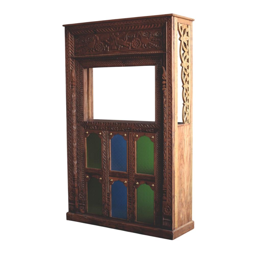 Antique Wooden Counter - Artwork: Crafted