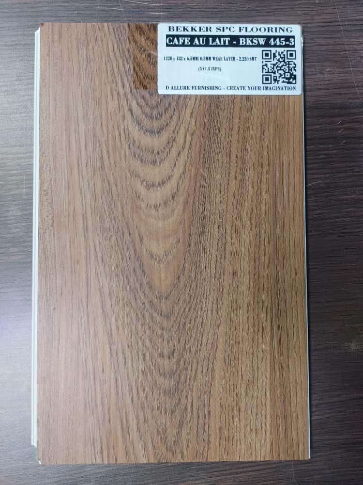 Bekker SPC flooring water resistance, and realistic design making it a versatile choice for both residential and commercial interiors.