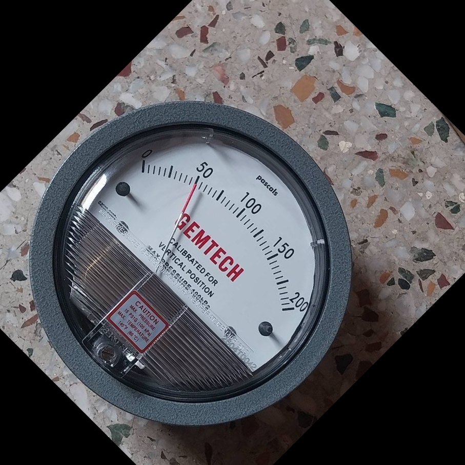 BIG PEOPLE HAVE BIG TESTES - GEMTECH DIFFERENTIAL PRESSURE GAUGE