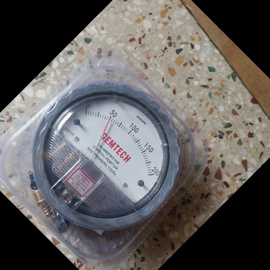 BIG PEOPLE HAVE BIG TESTES - GEMTECH DIFFERENTIAL PRESSURE GAUGE