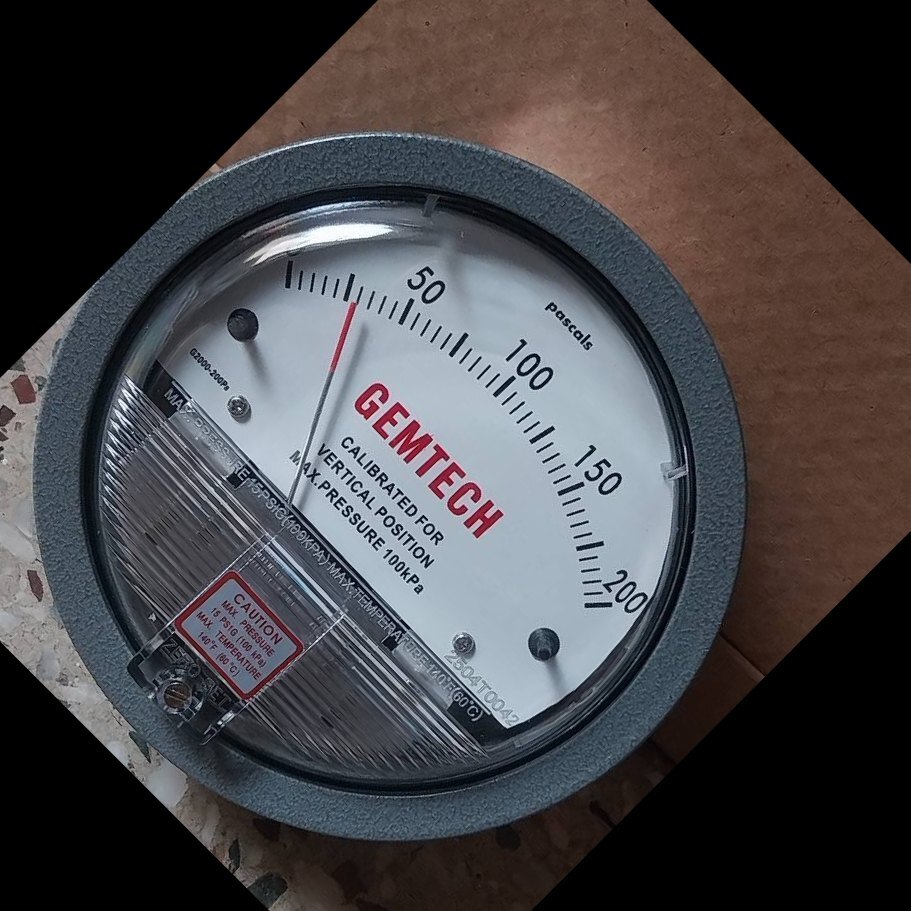 Big People Have Big Testes - Gemtech Differential Pressure Gauge