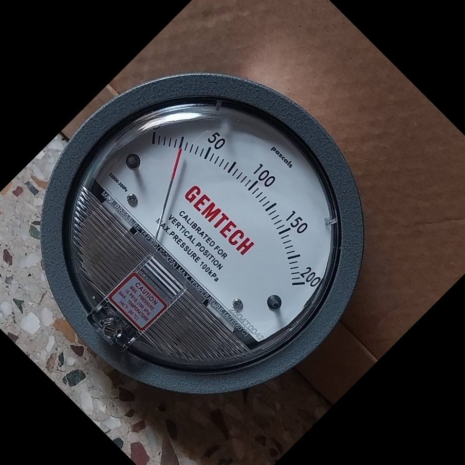 BIG PEOPLE HAVE BIG TESTES - GEMTECH DIFFERENTIAL PRESSURE GAUGE