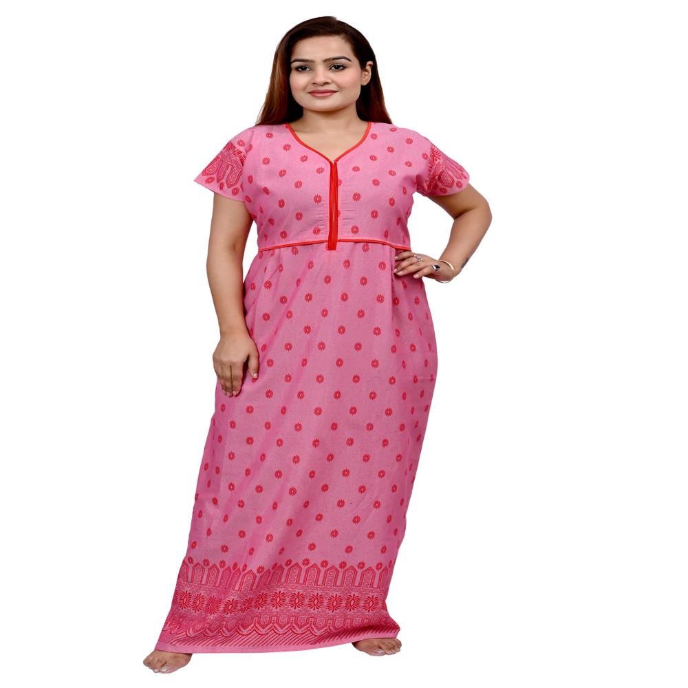 Ladies Printed Cotton Nighty
