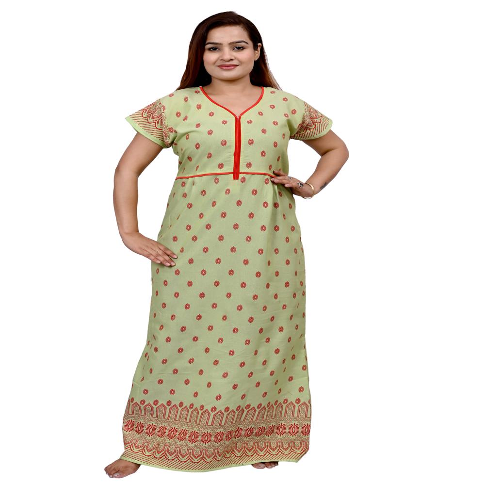 Ladies Printed Cotton Nighty