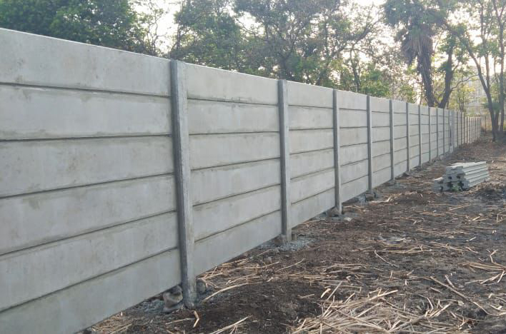 Precast Compound Wall - Feature: Fast Installation
