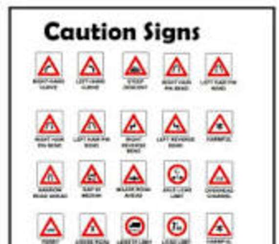 Cautionary Sign Board - Application: Industrial