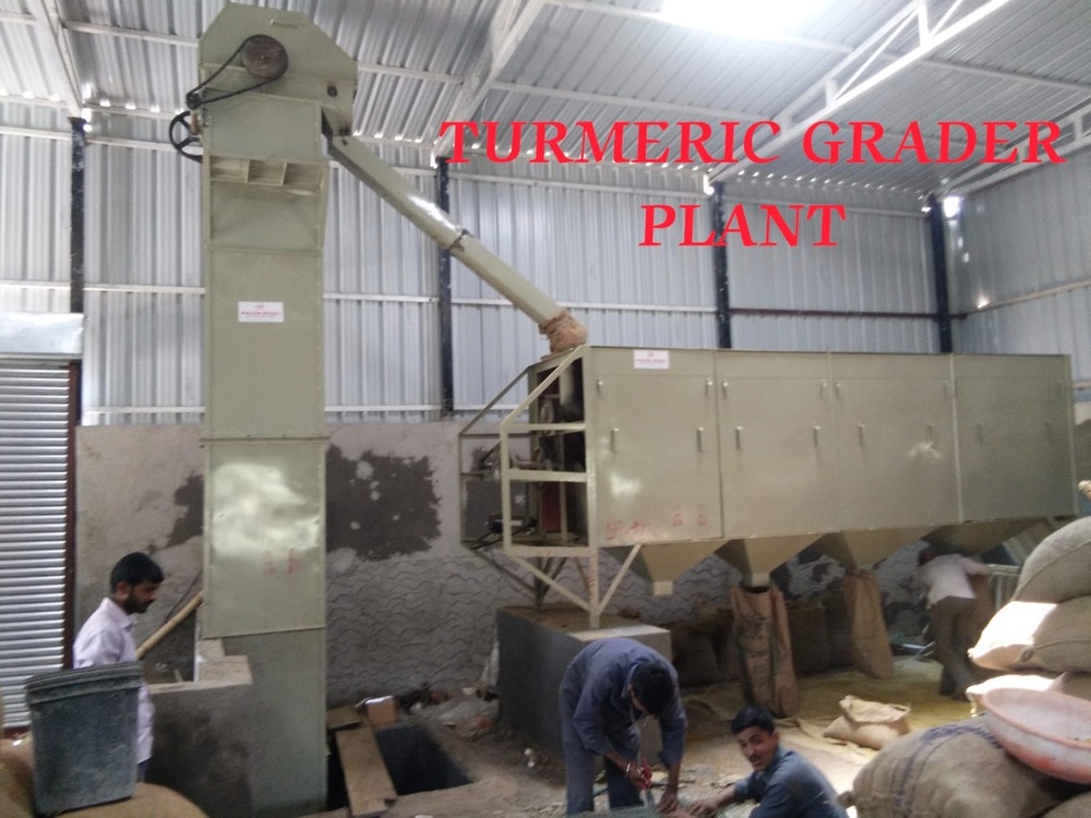 Turmeric Grader Plant - Color: Multiple