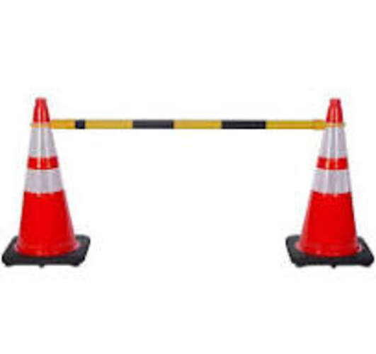 Cone Connecting Rod - Pvc Material, Various Sizes , Red-white Color For Industrial Use, Durable And Weather-resistant Design