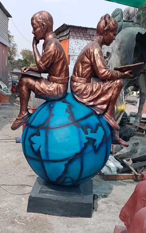 Fiber Student Statue