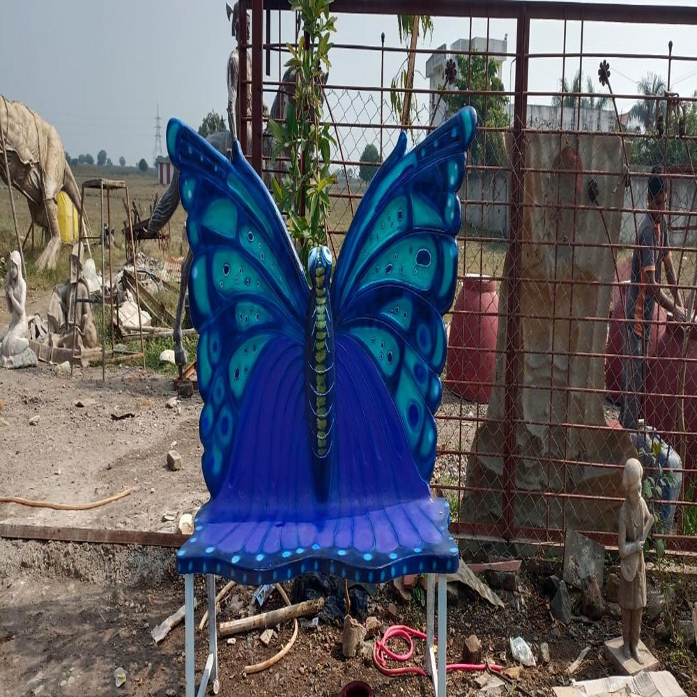 Fiber Butterfly Bench - Color: Multi