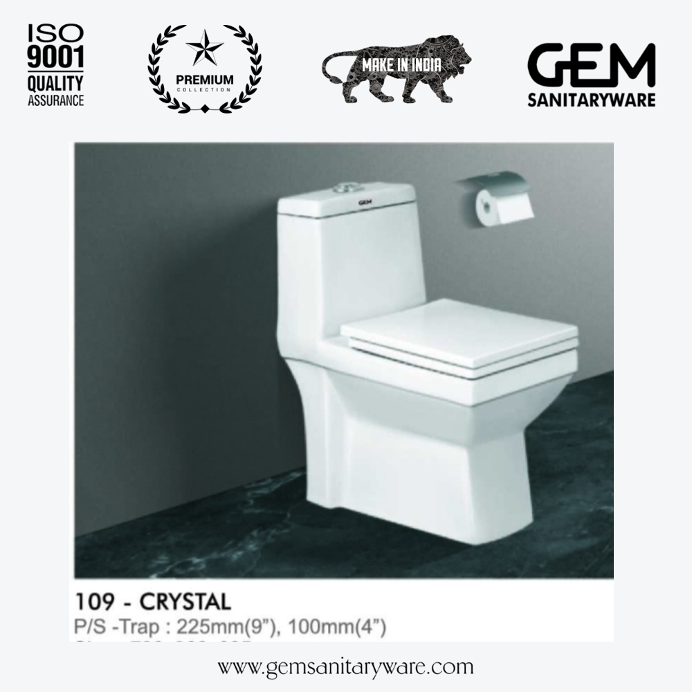 CRYSTAL One Piece Water Closet