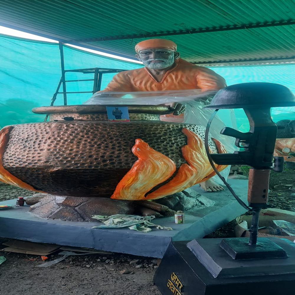 Fiber Saibaba Statue