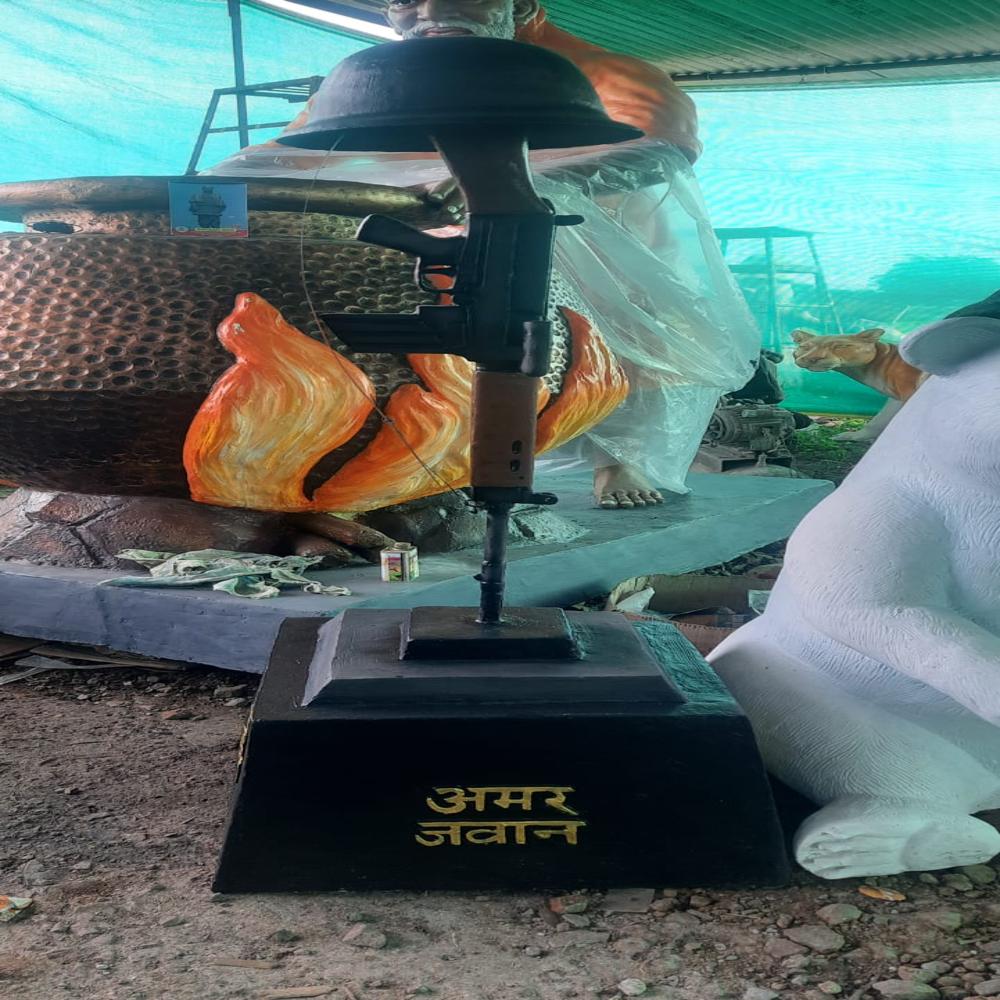 Fiber Saibaba Statue - Color: Multiple