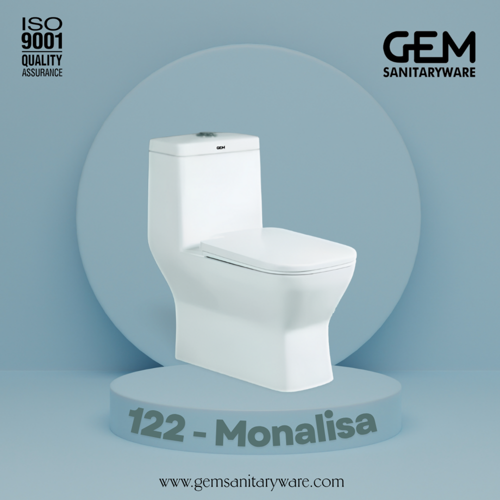 Monalisa  One Piece Water Closet - Color: White