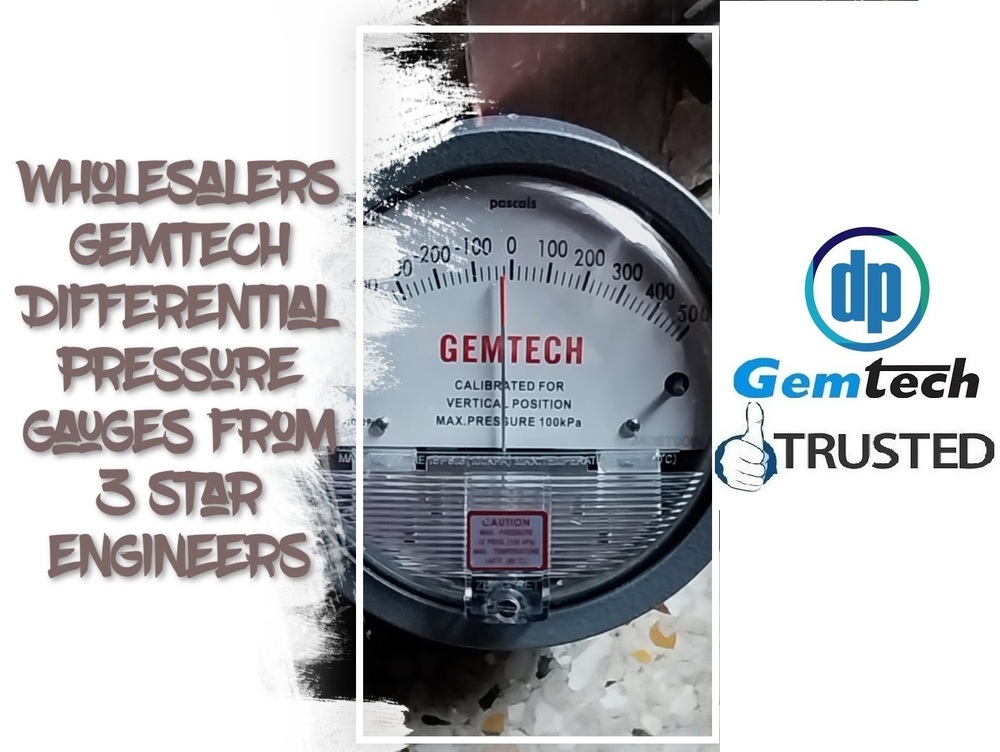BIG PEOPLE HAVE BIG TESTES a GEMTECH DIFFERENTIAL PRESSURE GAUGE