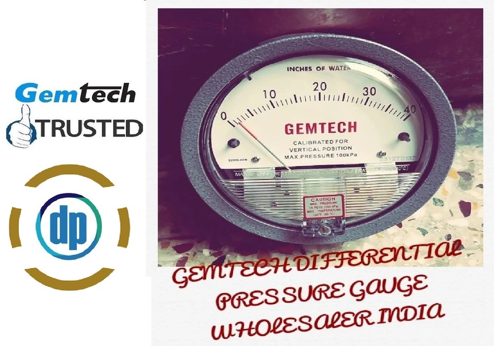 BADA LOGO KE BADA PASAND GEMTECH ! DIFFERENTIAL PRESSURE GAUGE