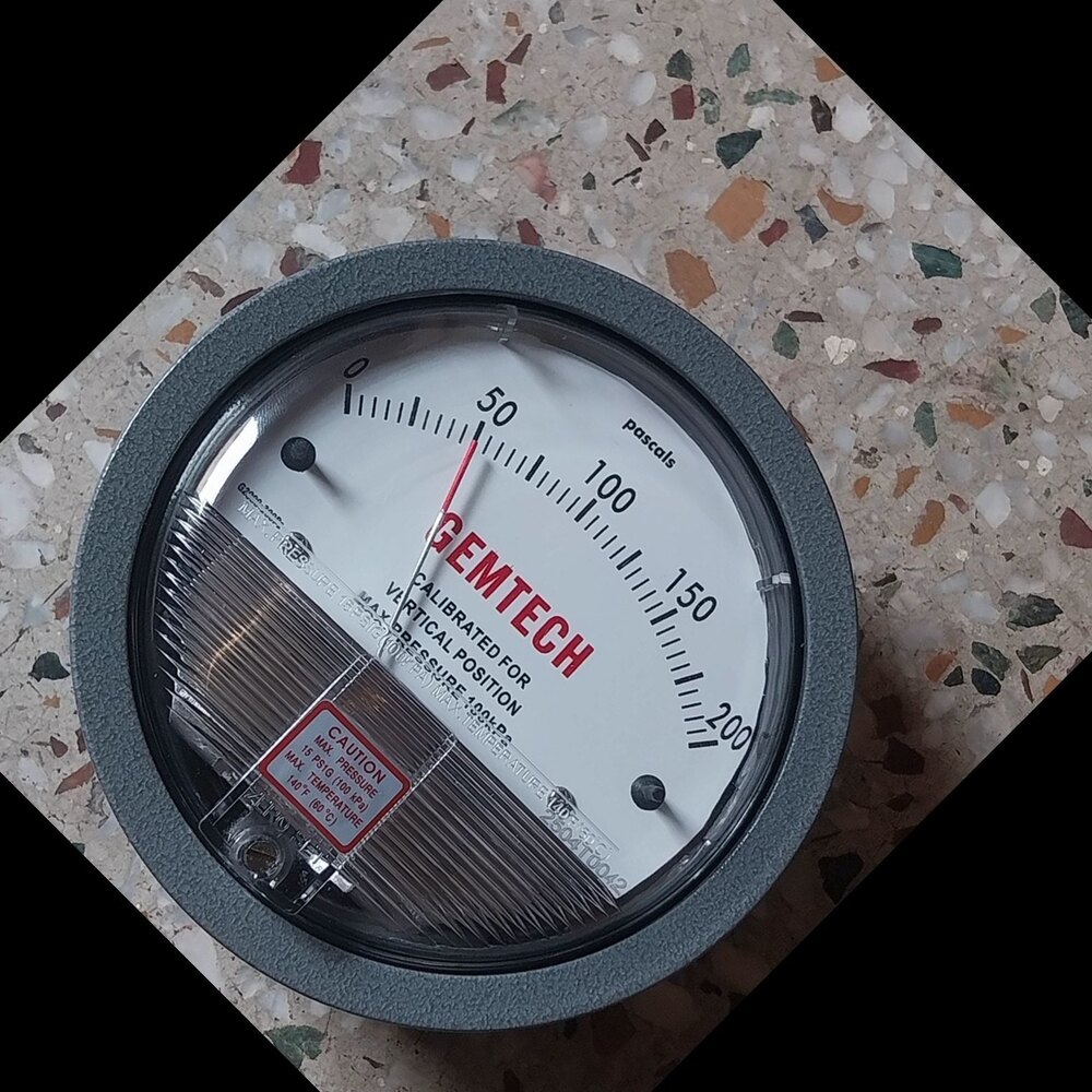GEMTECH Differential Pressure Gauge Distributor For Damji Shamji Industrial Complex Kurla Maharashtra 400070