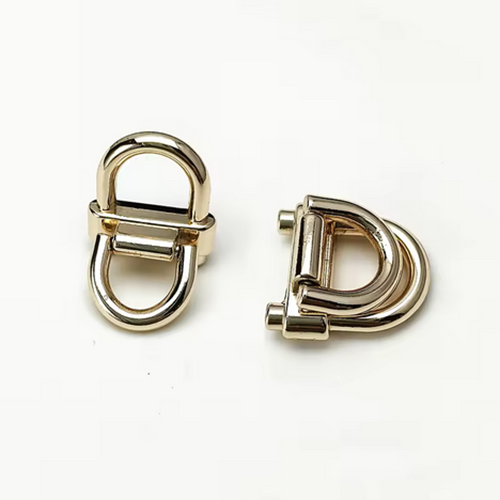 Metal Buckle Strap with Double D-ring for Wallets