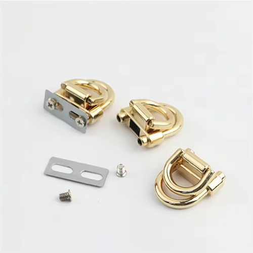Metal Buckle Strap with Double D-ring for Wallets