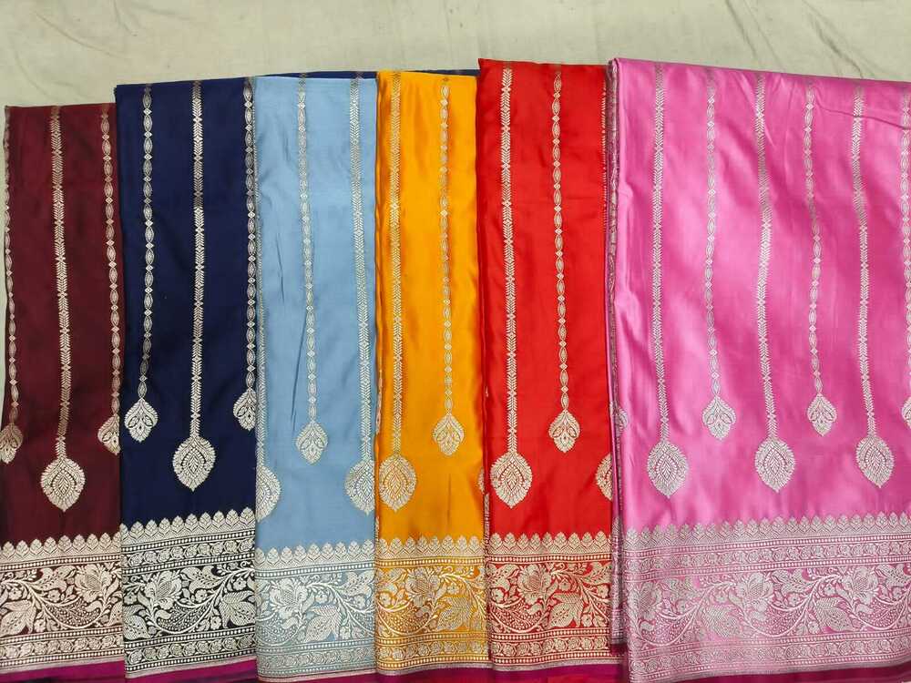 Ladies Banarasi Mashru Silk Saree