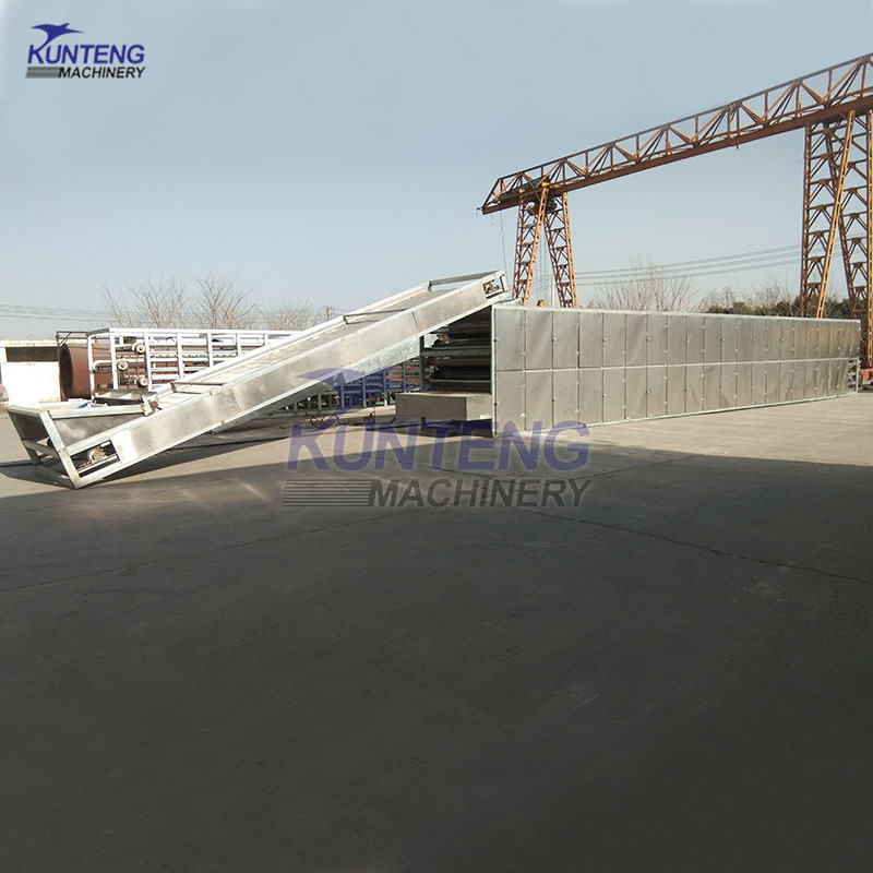 Continuous Mesh Belt Dryer Grass Moringa Leaf Vanilla Forage Alfalfa Drying Machine